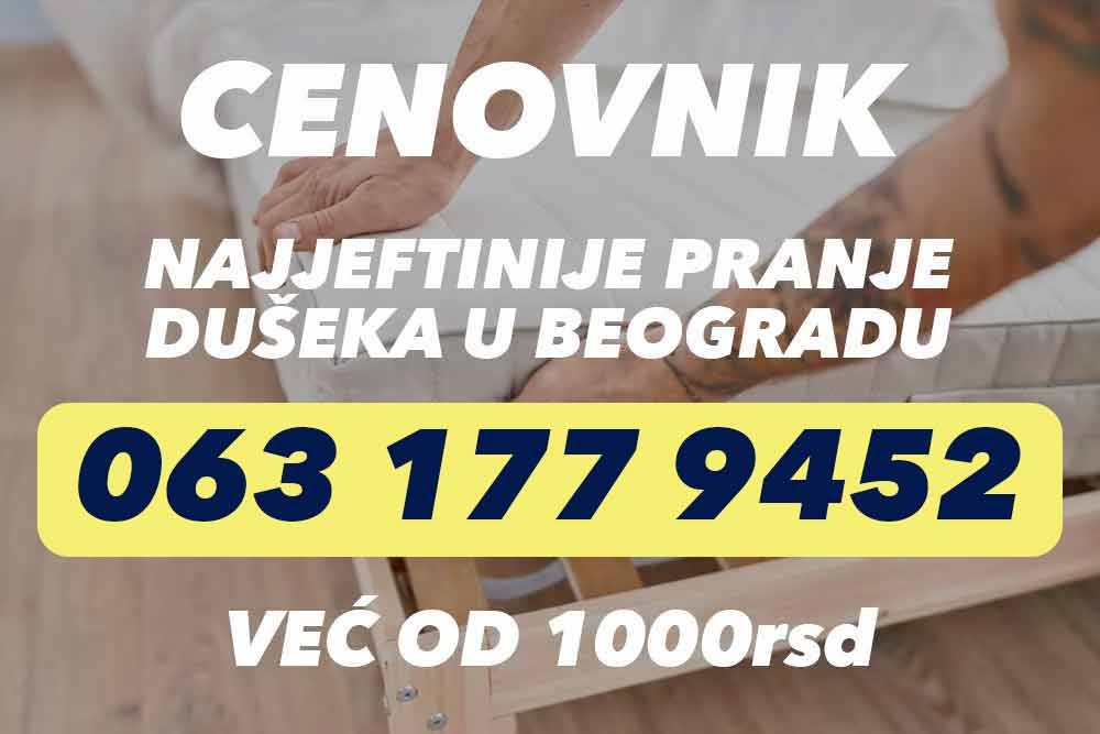 Jeftino pranje dušeka Beograd